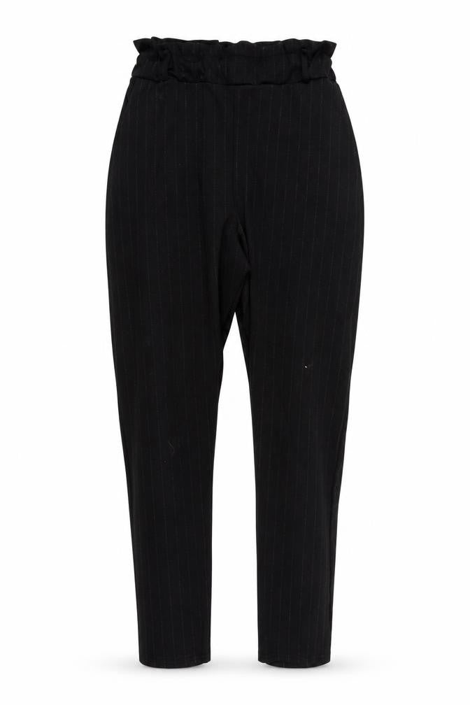 Somebody Else Womens Black Striped  Trousers  Size 8 L25 in