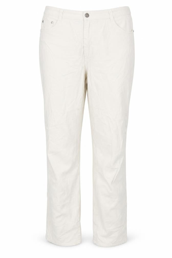 Cero Womens White  Denim Straight Jeans Size 18 L28 in
