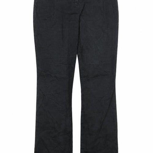 Preworn Womens Black   Trousers  Size 30 in L27 in