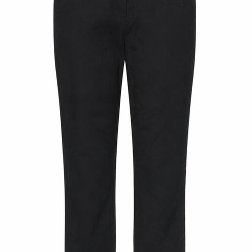 Papaya Womens Black   Trousers  Size 12 L28 in