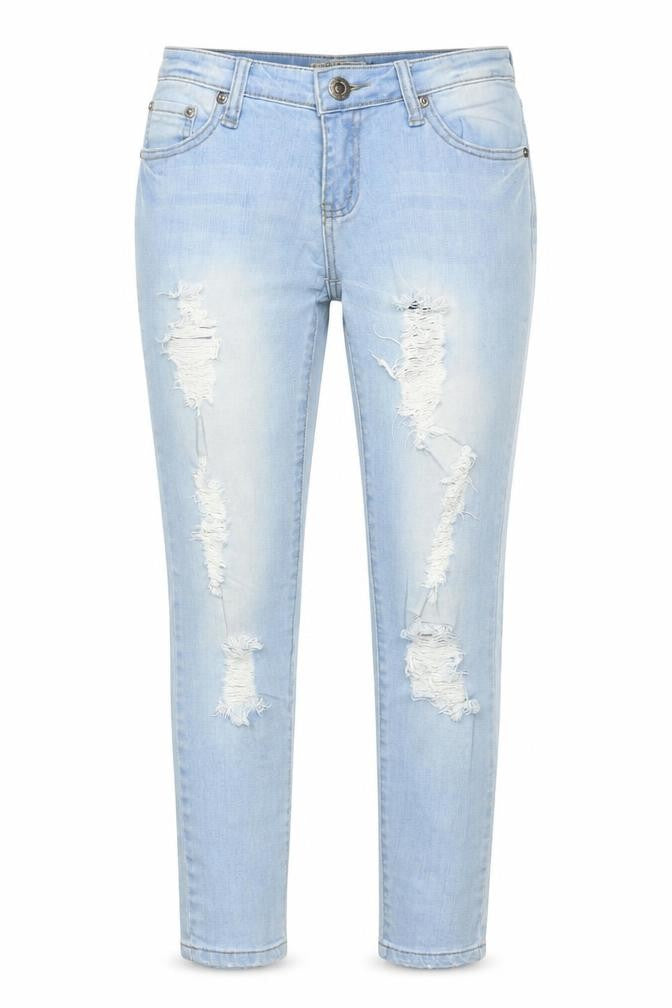 Wakee Womens Blue  Denim Skinny Jeans Size 8 L26.5 in