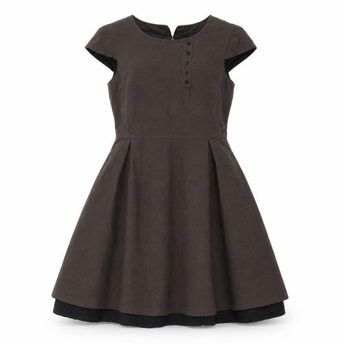 Caroll Womens Brown   Skater Dress  Size 42