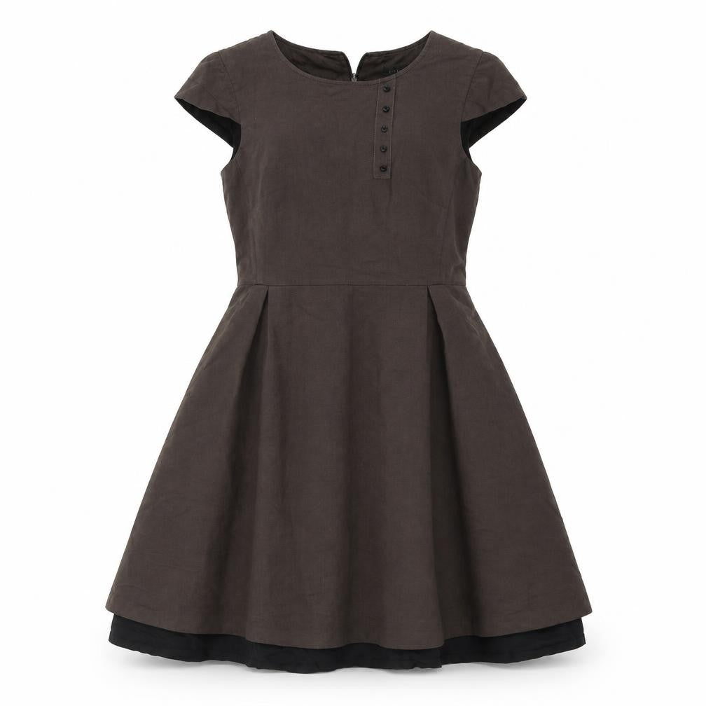 Caroll Womens Brown   Skater Dress  Size 42