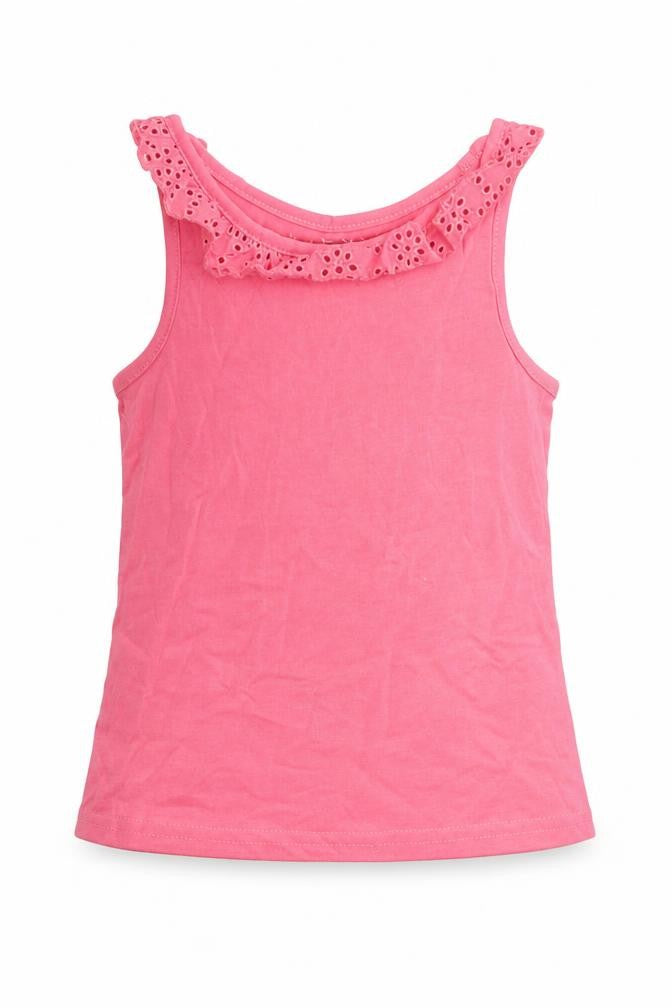 Nutmeg Girls Pink Basic Tank Size 2-3 Years