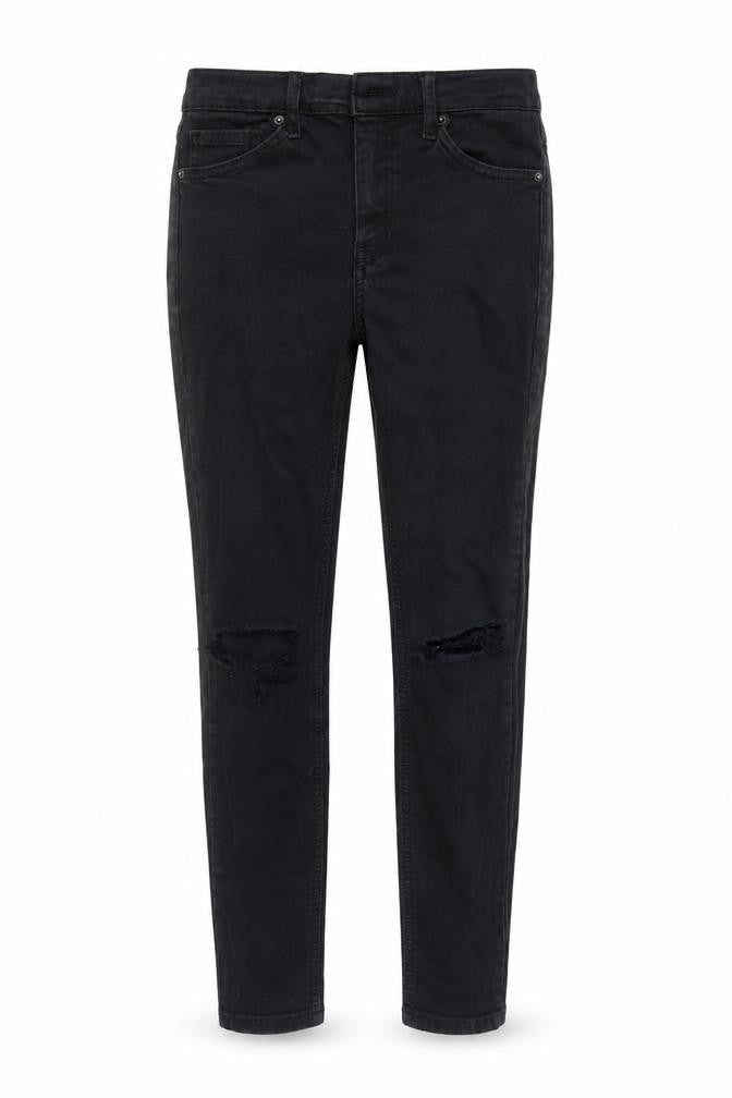 Topshop Womens Black  Denim Skinny Jeans Size 26 in L32 in