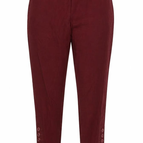 Talbots Womens Purple  Rayon Trousers  Size 6 L25 in