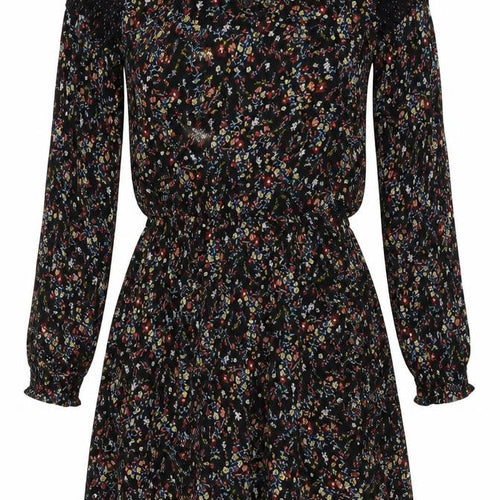 Mango  Womens Black Floral  Basic Blouse Size XS