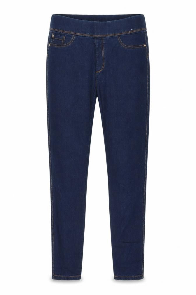 Denim & Co. Womens Blue  Denim Jegging Jeans Size 10 L25 in