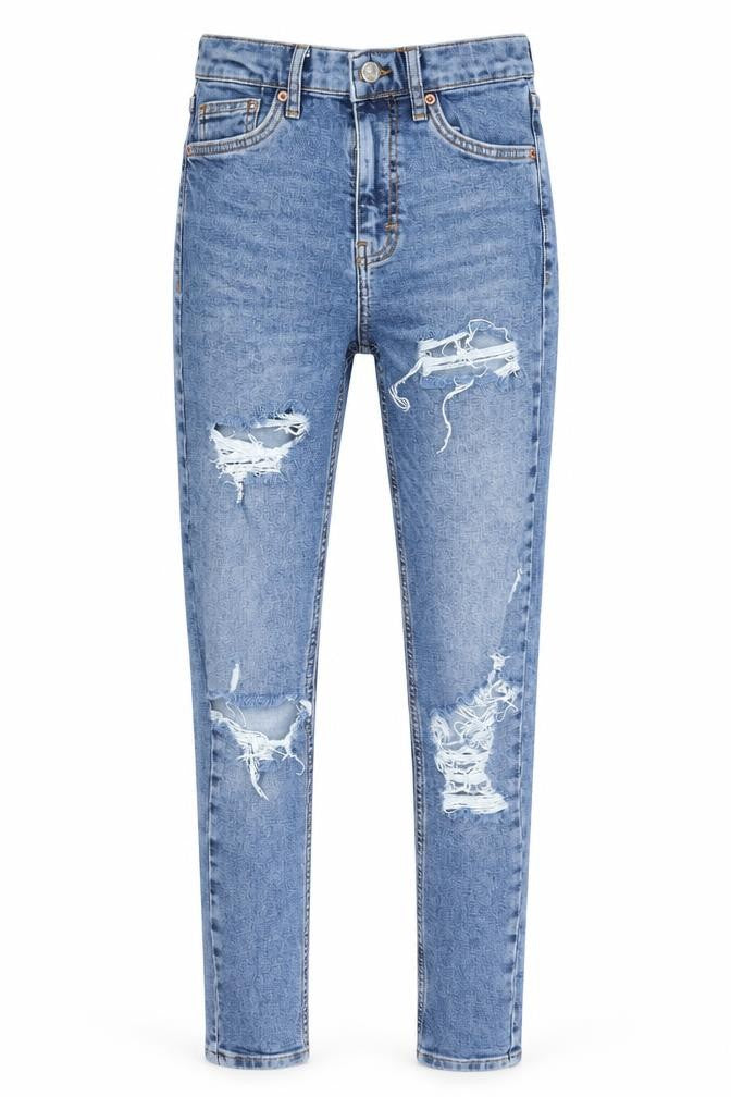 Topshop Womens Black  Denim Skinny Jeans Size 26 in L27 in