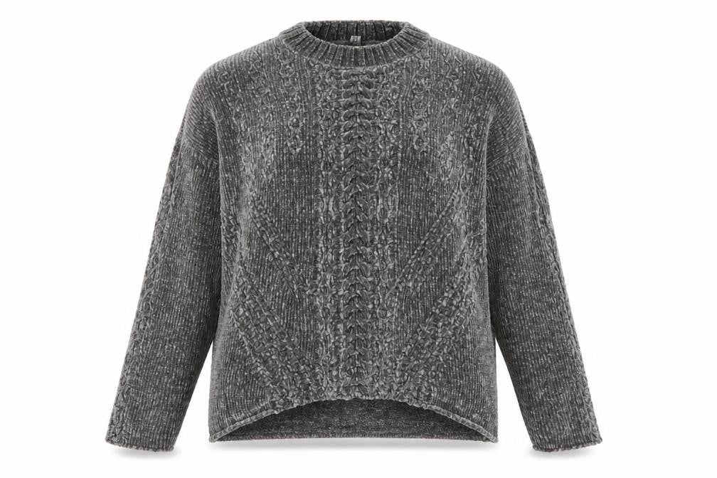 Divided Womens Grey   Pullover Jumper Size L