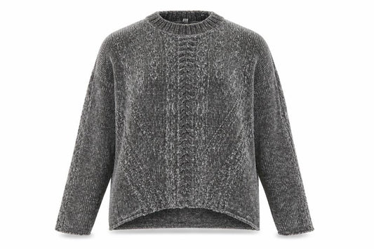 Front view of Divided women’s grey jumper, size L