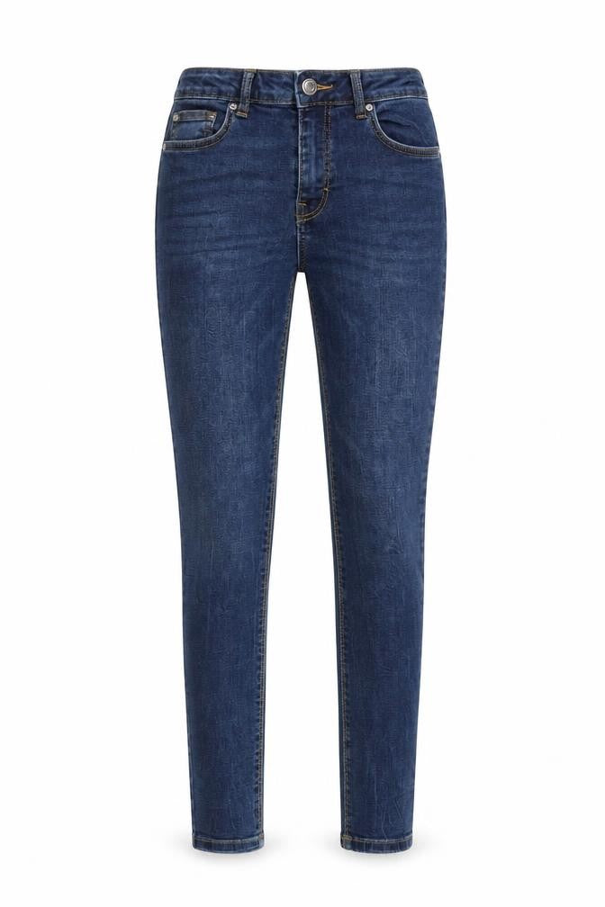 Denim & Co. Womens Blue  Denim Skinny Jeans Size 8 L28 in - Elastic Waist