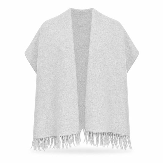 Front view of YD girls’ grey wrap jumper, size 8-9, years