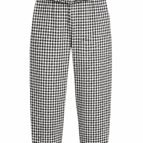 pretty little thing Womens Black Plaid  Trousers  Size 8 L24 in