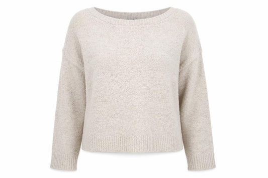 Front view of ASOS women’s brown jumper, size UK 16