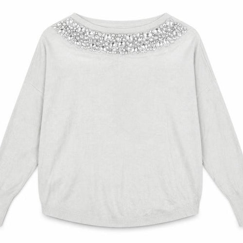 Oasis Womens Grey   Pullover Jumper Size S