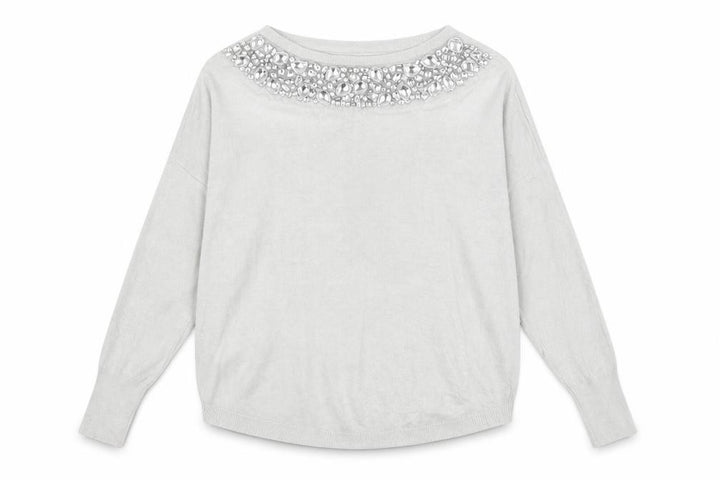 Oasis Womens Grey   Pullover Jumper Size S