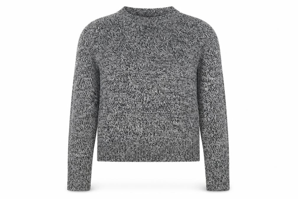 Front view of H&M women’s grey jumper, size XS