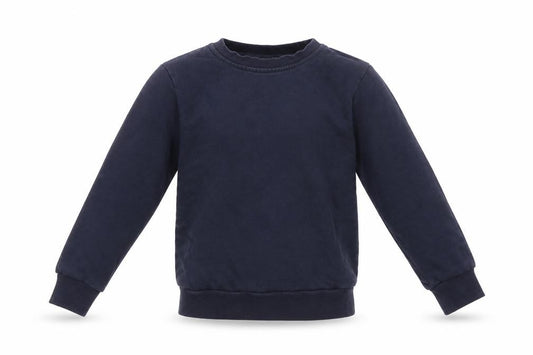 Front view of George boys’ blue pullover sweatshirt, size 5-6, years