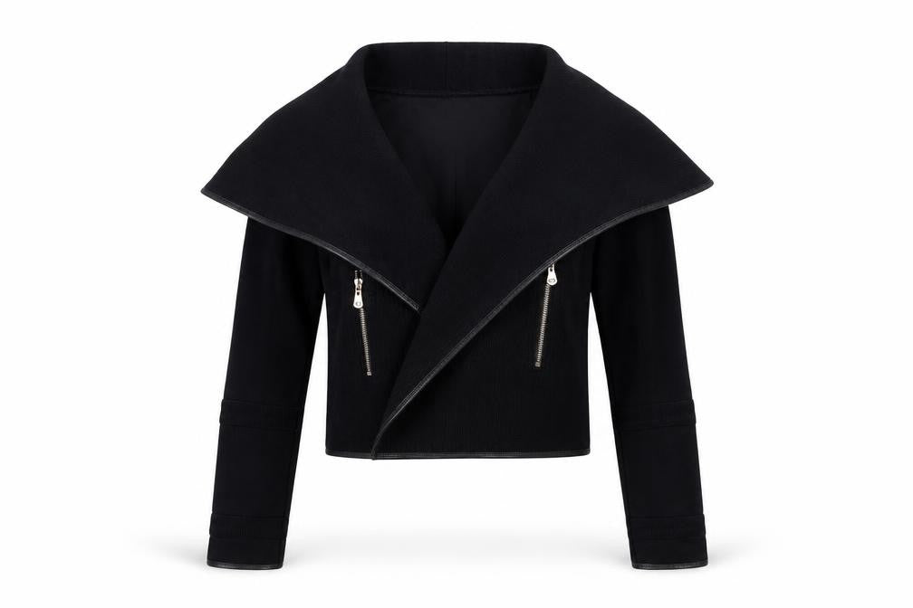 B. Copine Womens Black   Cardigan Jumper Size M