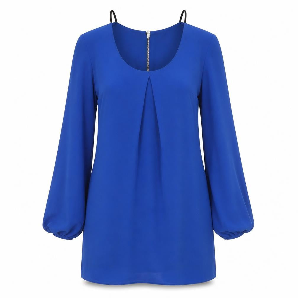 Front view of Dorothy Perkins women’s blue mesh mini, size UK 10