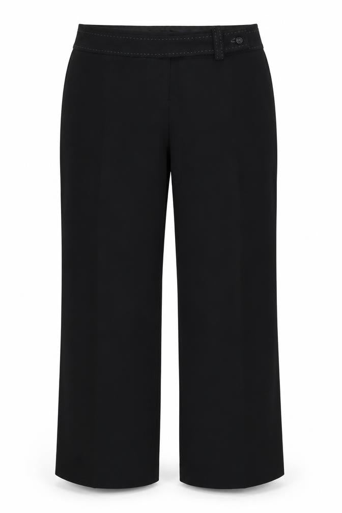 M&S Womens Black   Trousers  Size 12 L28 in