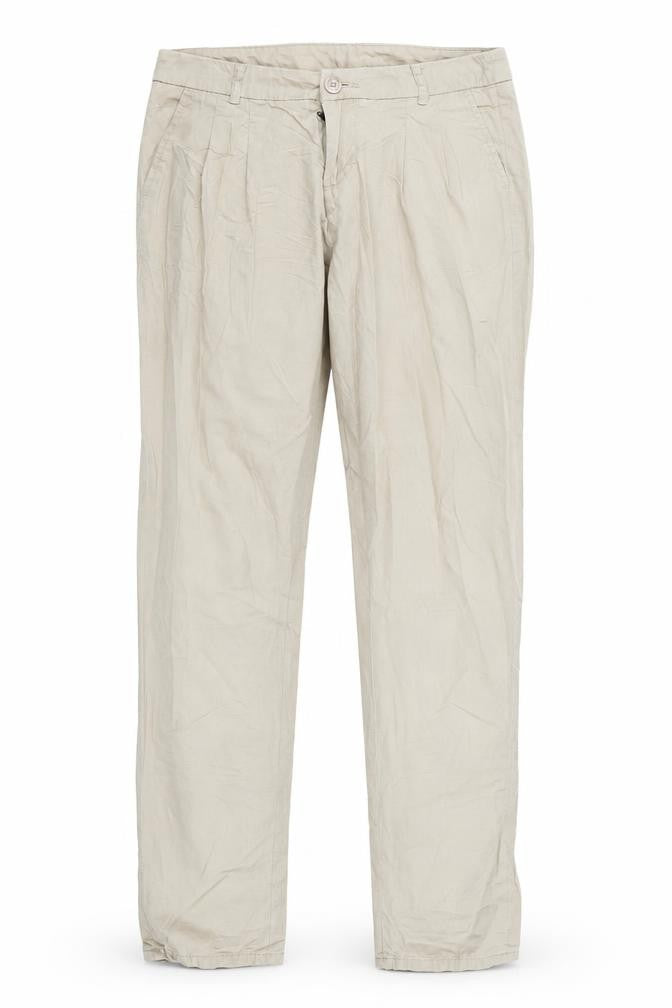 camaieu Womens Beige   Chino Trousers Size 28 in L29 in