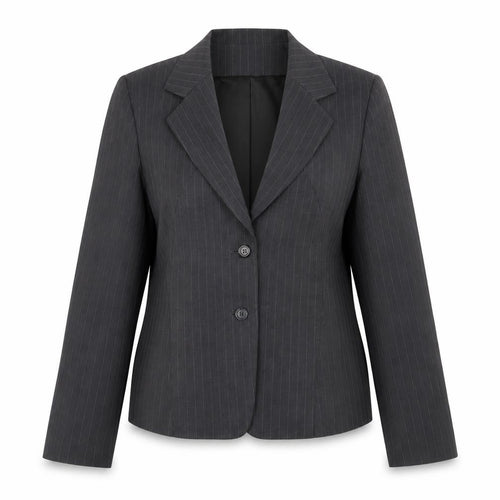 Asda George Womens Grey Pinstripe  Jacket Blazer Size 16