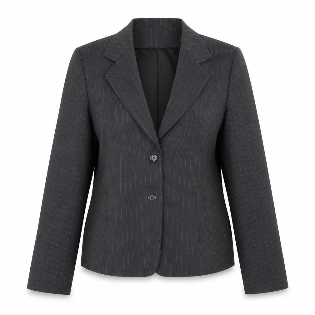 Asda George Womens Grey Pinstripe  Jacket Blazer Size 16