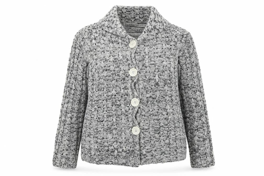 Pure & Natural  Womens Grey   Cardigan Jumper Size 16