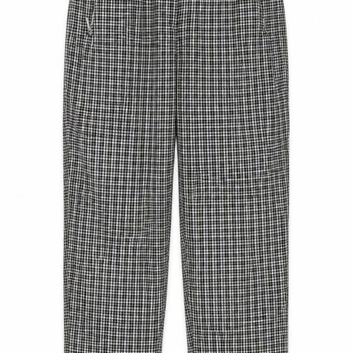 ROBELL  Womens Grey Check  Trousers  Size 32 in L25 in
