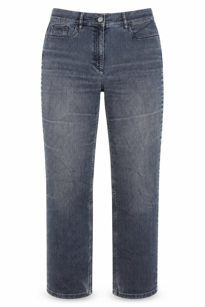 ZERRES Womens Blue  Denim Straight Jeans Size 12 L28 in