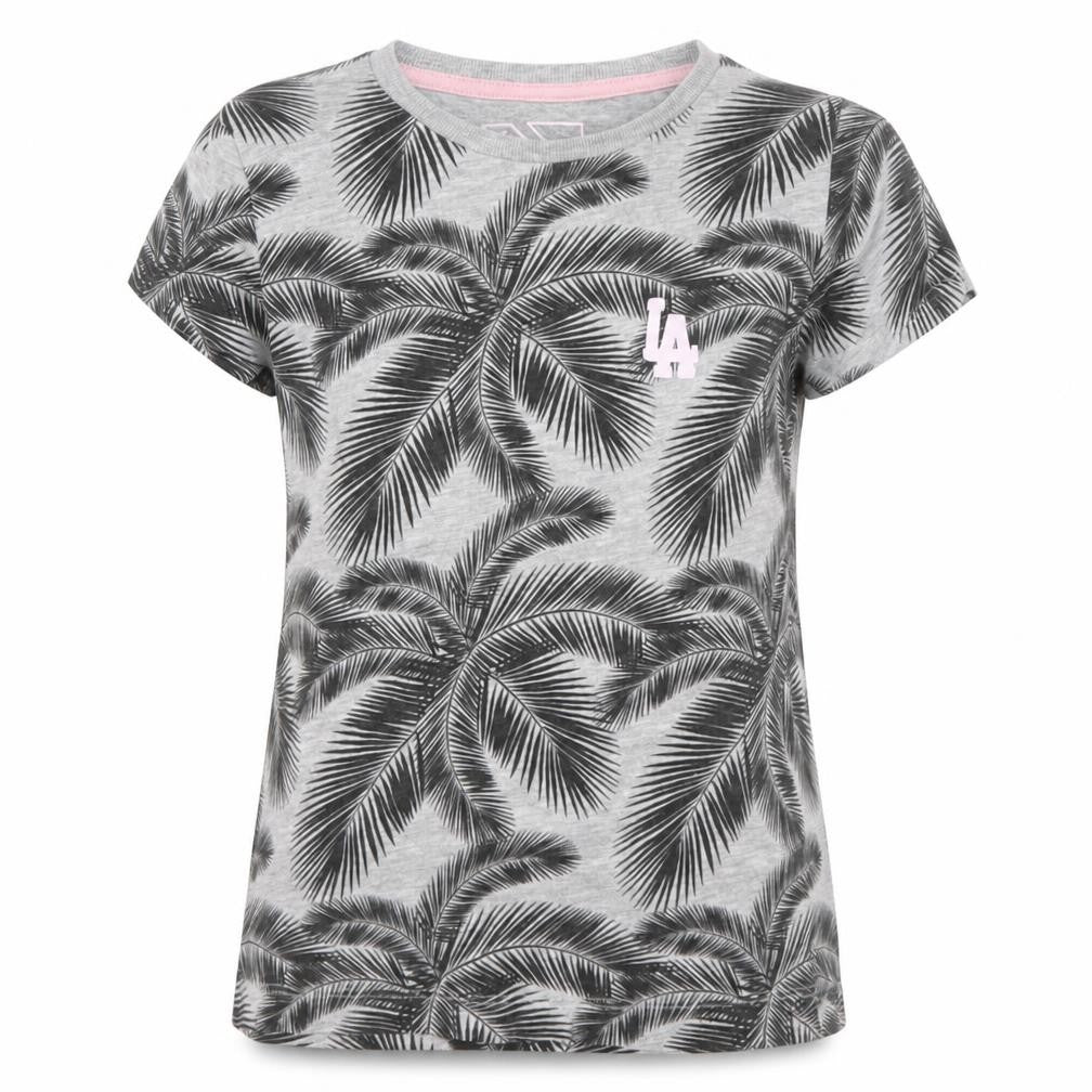 URBN DEPT  Girls Grey Floral  Basic T-Shirt Size 4 Years