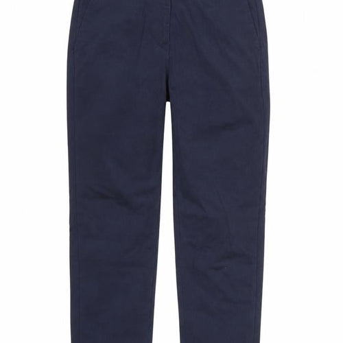Marks and Spencer Womens Blue  Rayon Trousers  Size 10 L24 in