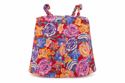 Front view of Next women’s multicoloured floral camisole tank, size UK 12