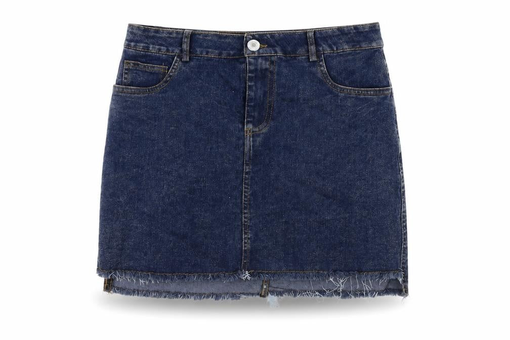 Preworn Womens Blue   Flare Skirt Size 32 in