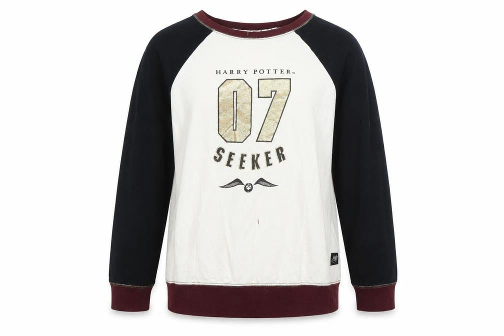 Front view of George women’s white pullover sweatshirt, size UK 12