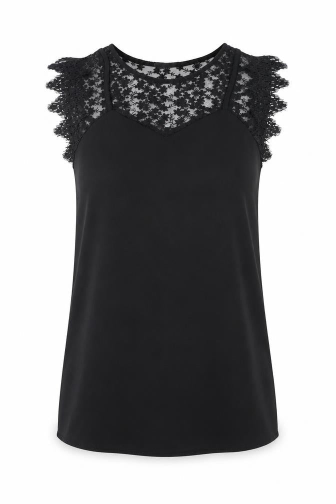 Front view of Luc-ce women’s black a-line, size S