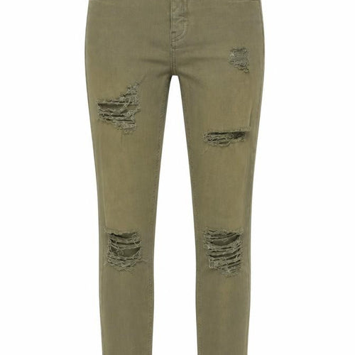 Topshop Womens Green  Denim Skinny Jeans Size 26 in L30 in