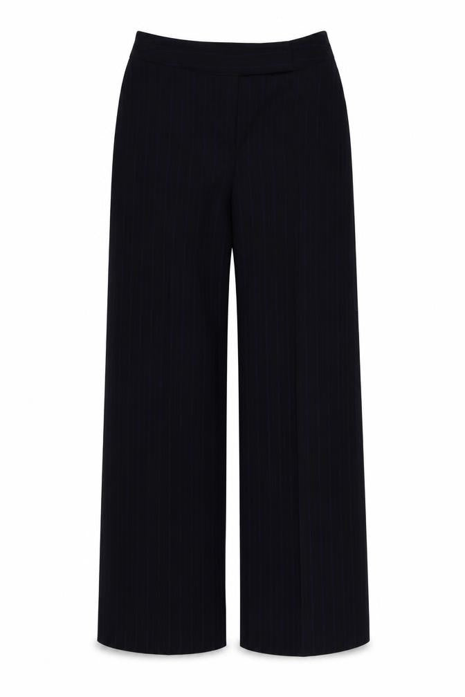 J.Taylor Womens Blue Striped  Trousers  Size 10 L30 in