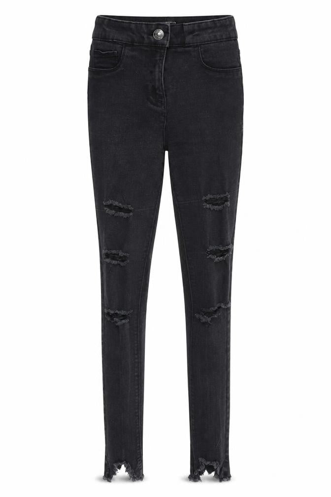 Matalan Womens Black Denim Skinny Jeans Size 8 L25 in