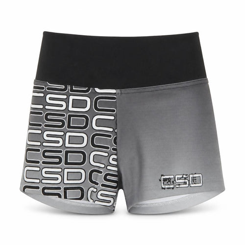 Preworn Womens Grey   Hot Pants Shorts Size 6 - Elastic Waist