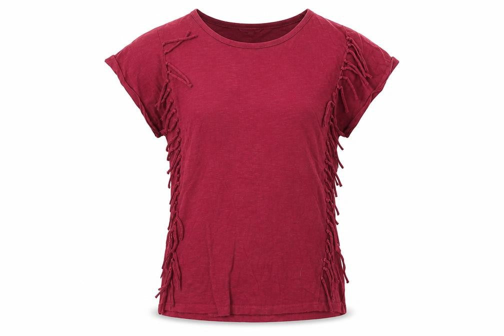 Miss Evie  Girls Purple   Basic T-Shirt Size 13 Years