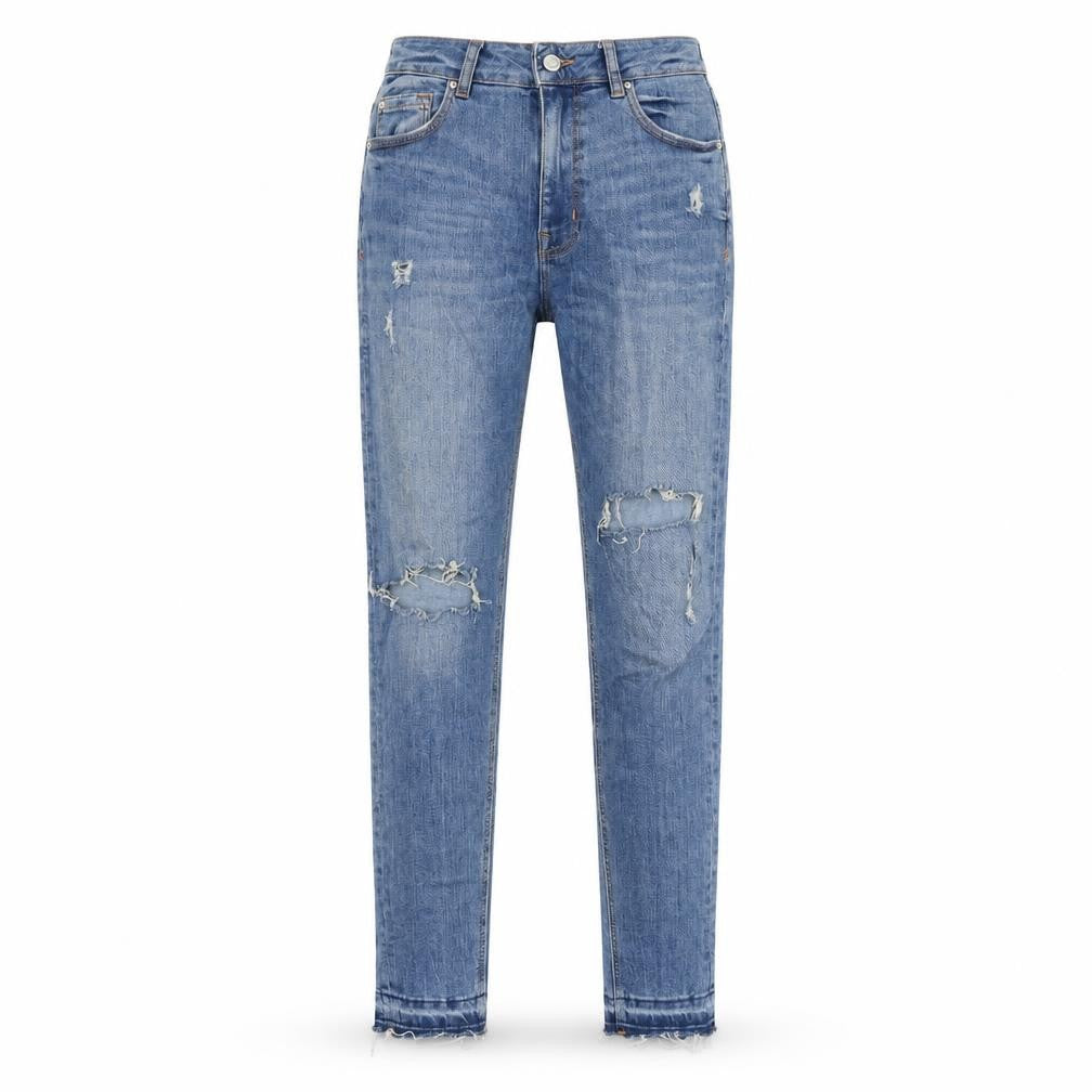 Denim & Co. Womens Blue   Straight Jeans Size 10 L30 in