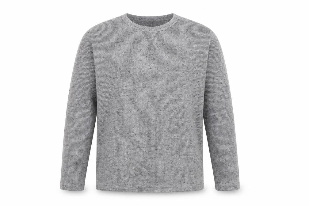 Front view of Primark men’s grey jumper, size M