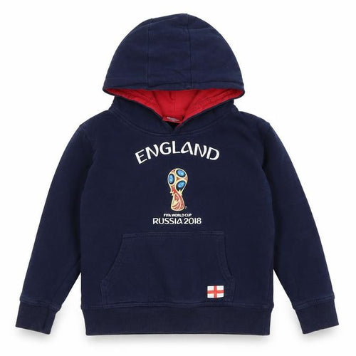 england fifa world cup russia 2018 Boys Blue   Pullover Hoodie Size 5-6 Years  - England Football russia fifa world cup 2018