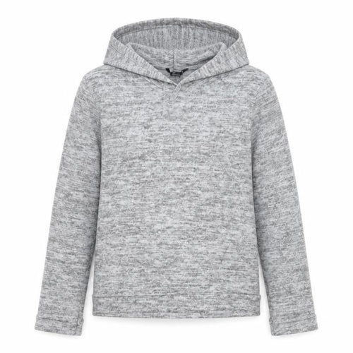New Look Girls Grey   Pullover Hoodie Size 12-13 Years  - cropped