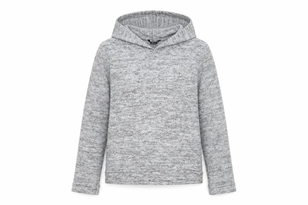 New Look Girls Grey   Pullover Hoodie Size 12-13 Years  - cropped