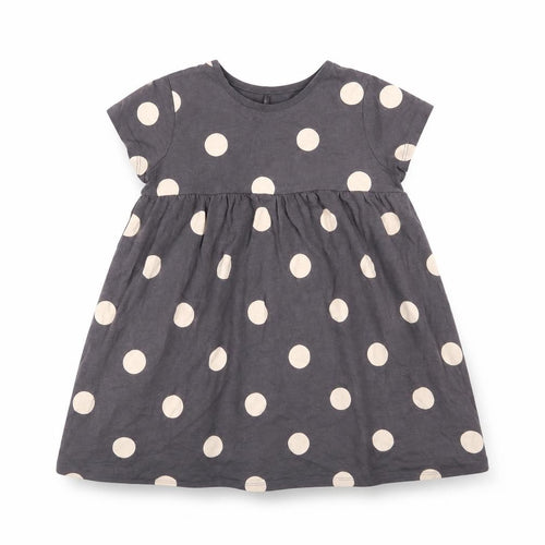 George Girls Purple Polka Dot  T-Shirt Dress  Size 18-24 Months