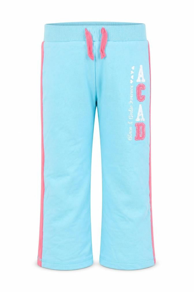 girl2girl Girls Blue Striped Jersey Jogger Trousers Size 5-6 Years